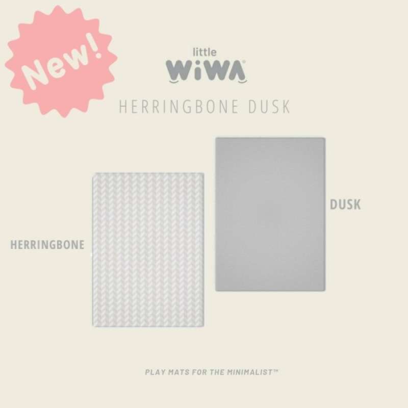 Promo LITTLE WIWA PLAYMAT SIGNATURE LATTE Multicolor Herringbone