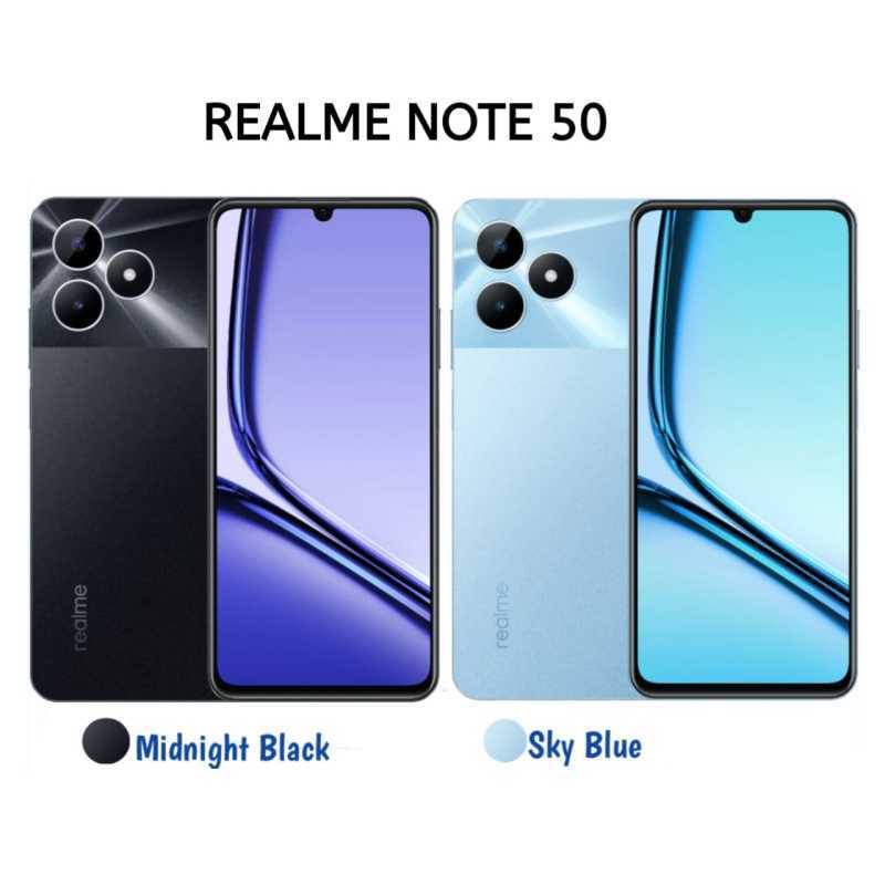 Jual Realme Note 50 RAM 4/64gb - Garansi Resmi - Sky Blue Di 