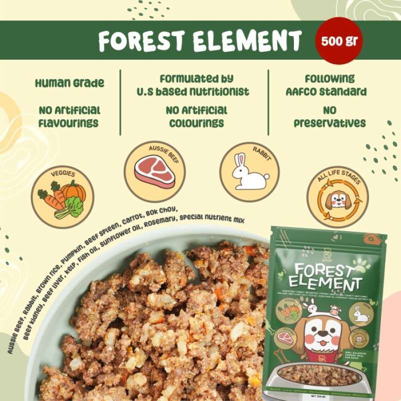 Promo Forest Element Dog and Cat Food (500g) Diskon 33% di Seller ...