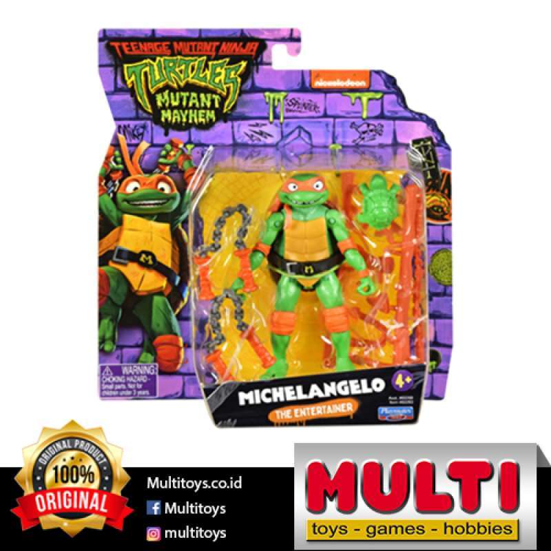Jual TEENAGE MUTANT NINJA TURTLES MICHELANGELO ENTERTAINER BASIC 83283