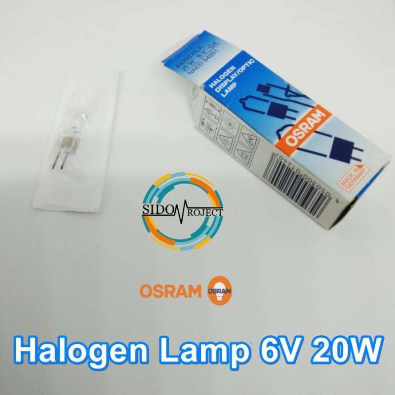 Jual Osram 6v 20w Halogen Lampu Original 6 Volt 20 Watt Mikroskop ...