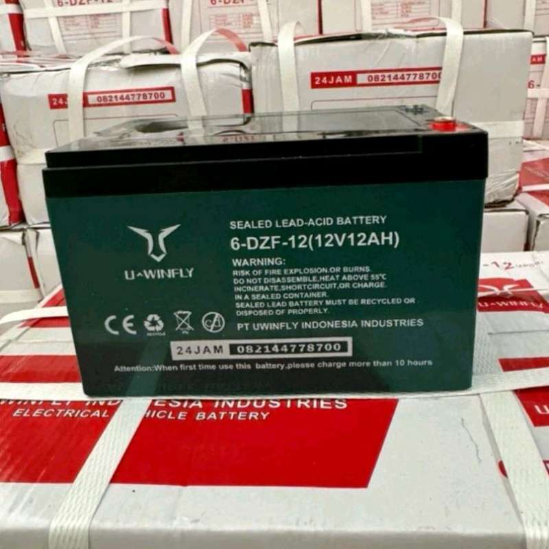 Jual Aki Sepeda Listrik Uwinfly Original, Murah & Diskon April 2024