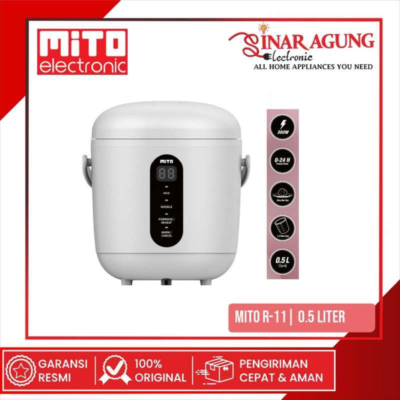 Promo Mito R11 R-11 Rice Cooker Mini Digital Liter Pink