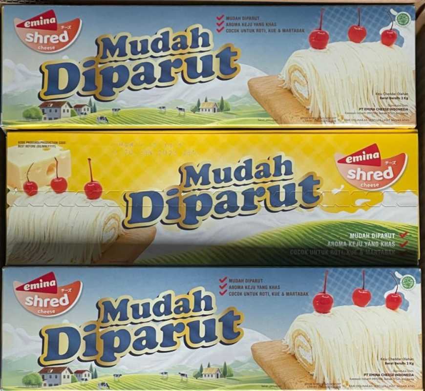 Jual Keju Emina Shred Cheese 2kg Di Seller Zafran Storee Kavling Dki