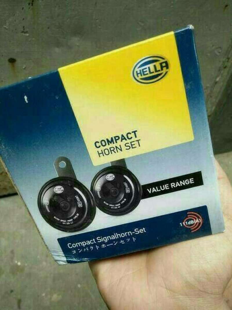 Promo Sale Klakson Hella Standar / Klason Mobil + Relay Terbaik Diskon