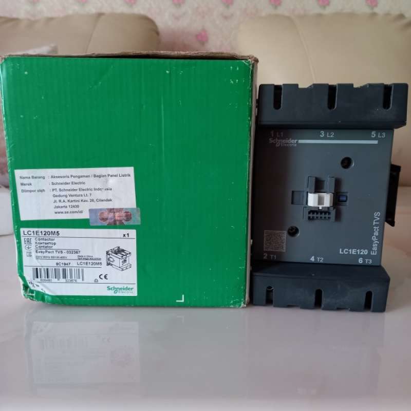Promo Contactor Lc1e120m5 Schneider Diskon 23% Di Seller Lixia Store ...