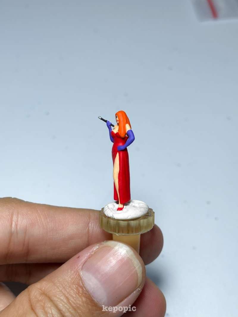 Jessica Rabbit Figure Base Jual Figure Jessica Rabbit Skala 1/64 Hotwheels Tarmac Ks75 Di Seller ...