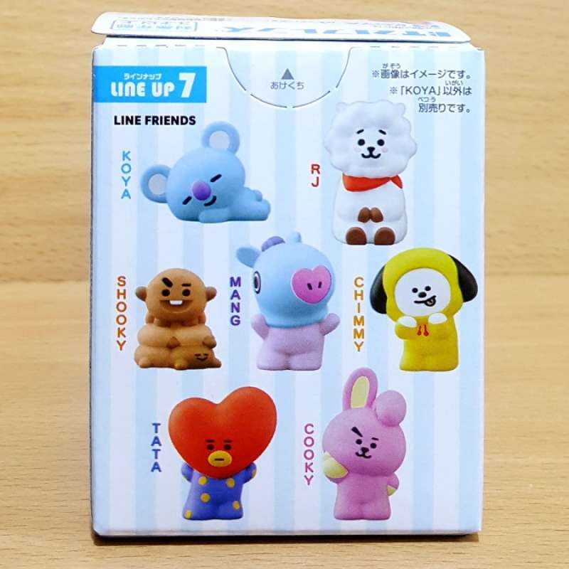 Promo BT21 Friends CHIMMY Softvinyl Palm Figure BTS x LINE FRIENDS ...