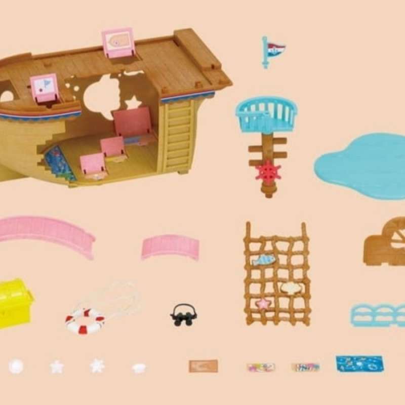 Promo Sylvanian families adventure treasure ship Diskon 23 di Seller Qairina Store Cengkareng