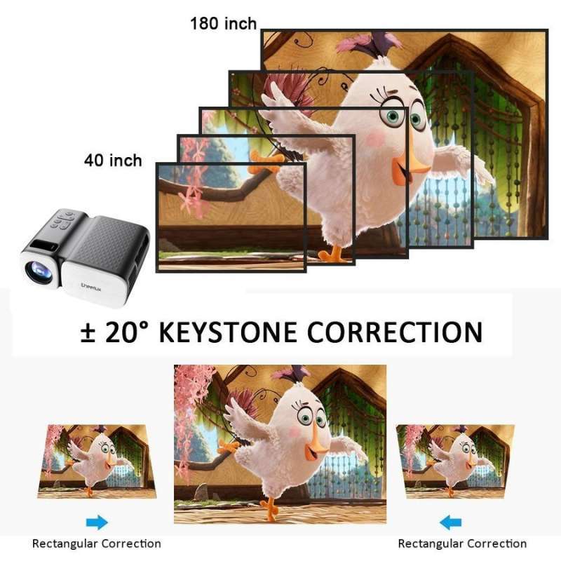 Mini Projector C11 Promo Proyektor Cheerlux C11 Wifi Android 2000 Lumens | Mini Projector ...