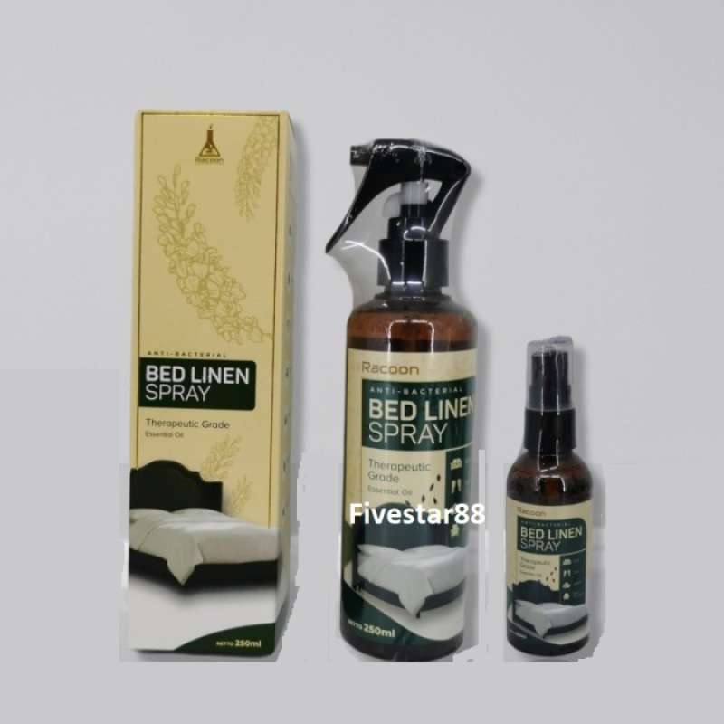 Promo Anti Bakteri Racoon Bed Linen Spray Minyak Esensial Anti Bakteri