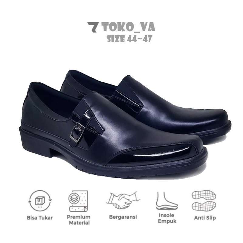 Sepatu slip on pria big size hot sale