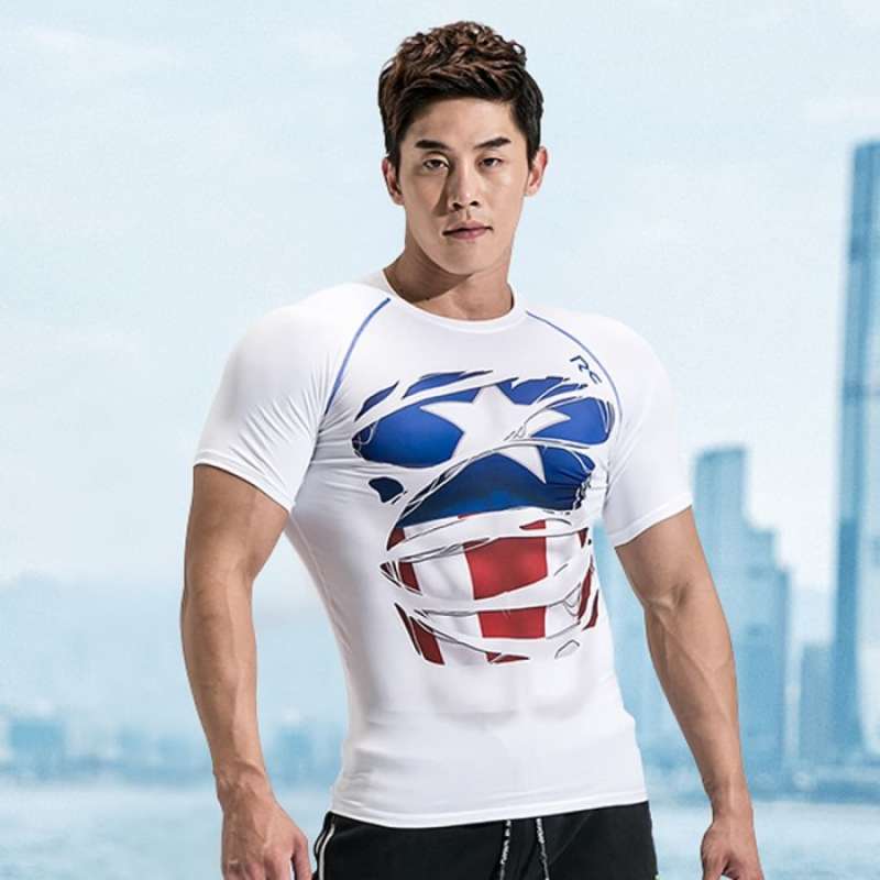 T shirt captain america sport store