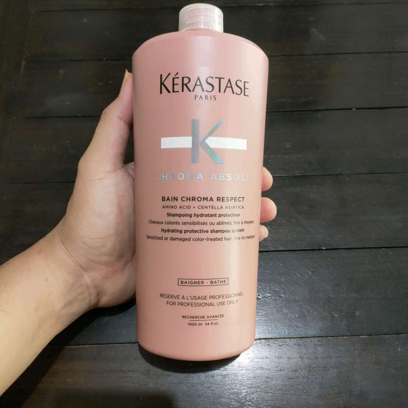 Promo Shampoo Kerastase Chroma Absolu Bain Chroma Respect 1000ml