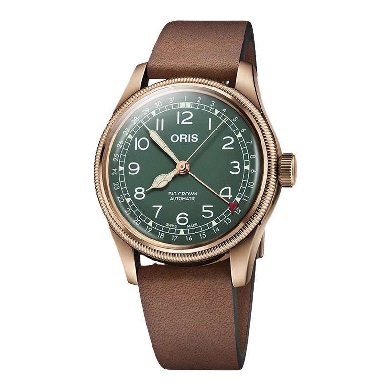 Oris Big Crown Pointer Date 754 Leather Oris Big Crown Pointer