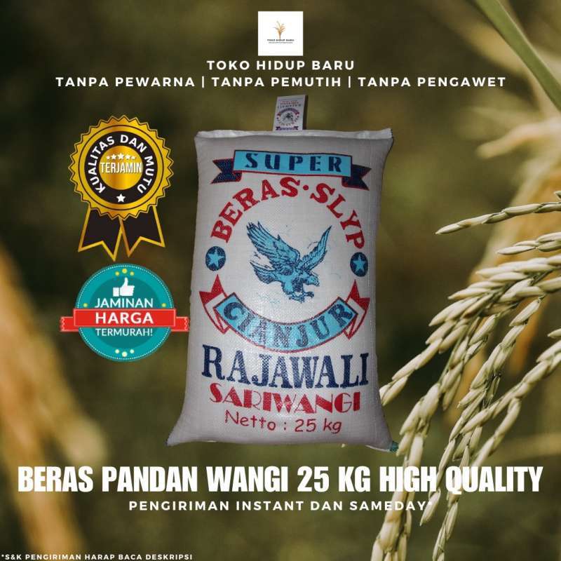 Jual Beras 25 Kg Hijau Pandan Terbaik April 2026 - Harga Murah & Gratis ...