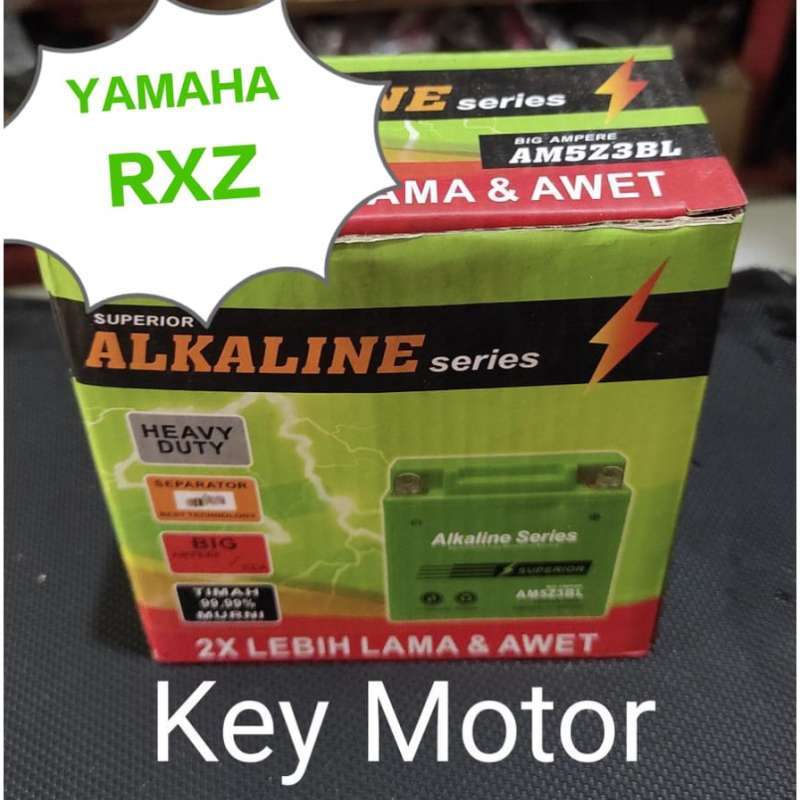 Jual Aki / Accu Kering Alkaline Alkalin Series Motor Yamaha Rxz 5a 5