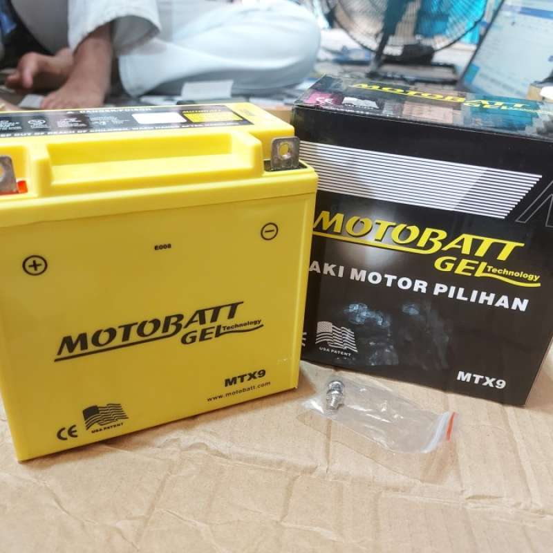 Promo Aki Acu Accu Gel Motor Mottobat Motobatt Mtx9 Suzuki Thunder 125
