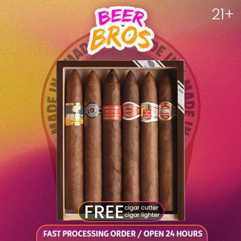 Jual Combinaciones Seleccion Piramides [ Box Of 6 Sticks ] Cuba Cigar ...