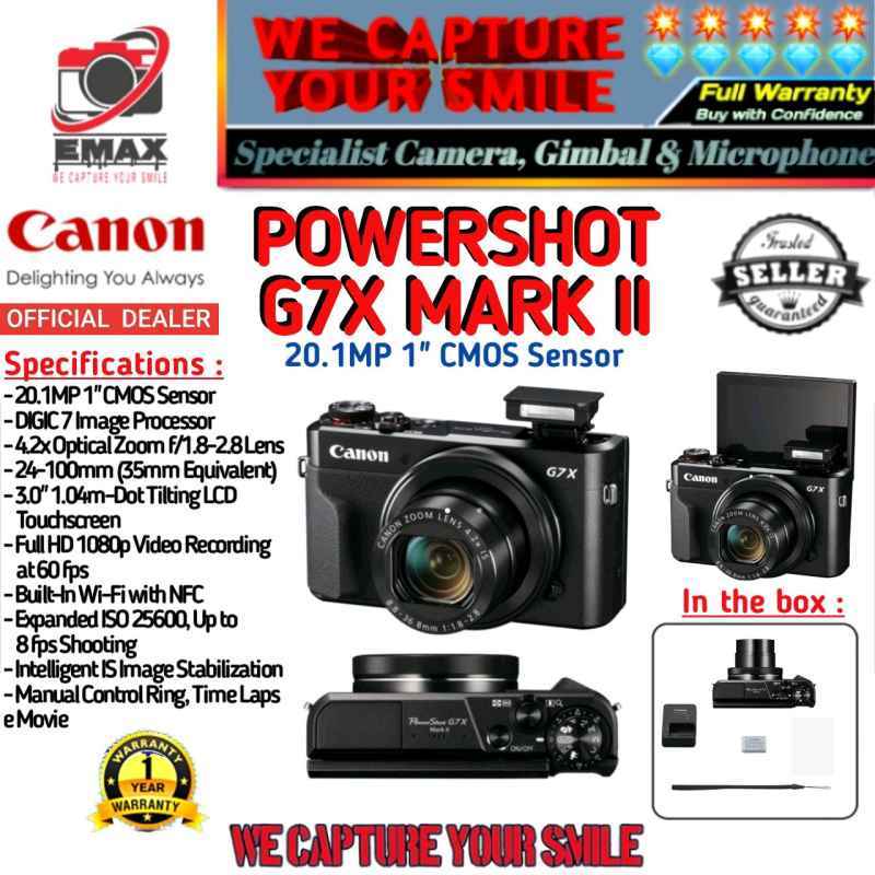 Digital Camera Canon G5x Mark Ii Manual Canon PowerShot G5 X Mark