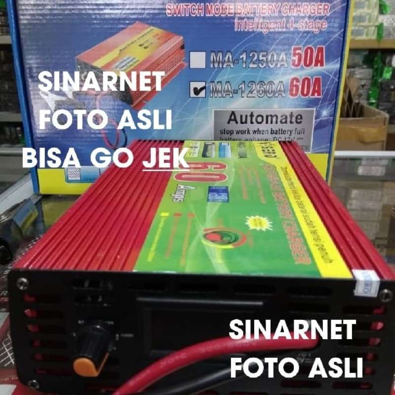 Promo Visero Charger Aki / Cas Aki 12v 60a Otomatis Terlaris Diskon 5%