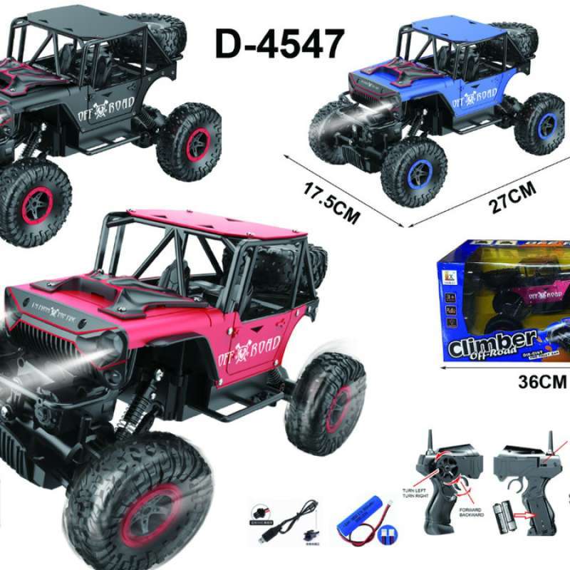 RC MOBIL MAINAN ROCK CRAWLER 6241 JPRE 2000MAH 1:16 OFFROAD TRUCK 4WD