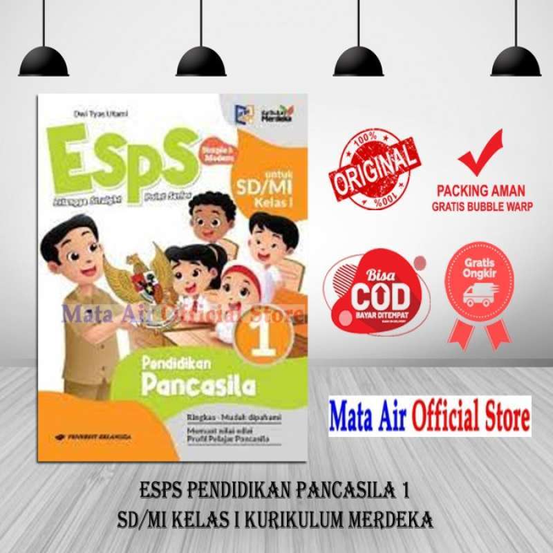 Promo Esps Pendidikan Pancasila Sd/mi Kelas 1 2 3 4 5 6 Merdeka ...