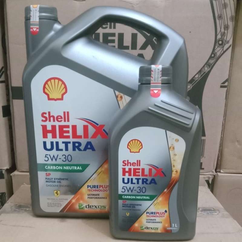 Promo Shell Helix Ultra 5w-30 Paket 5liter Diskon 33% Di Seller Toko ...