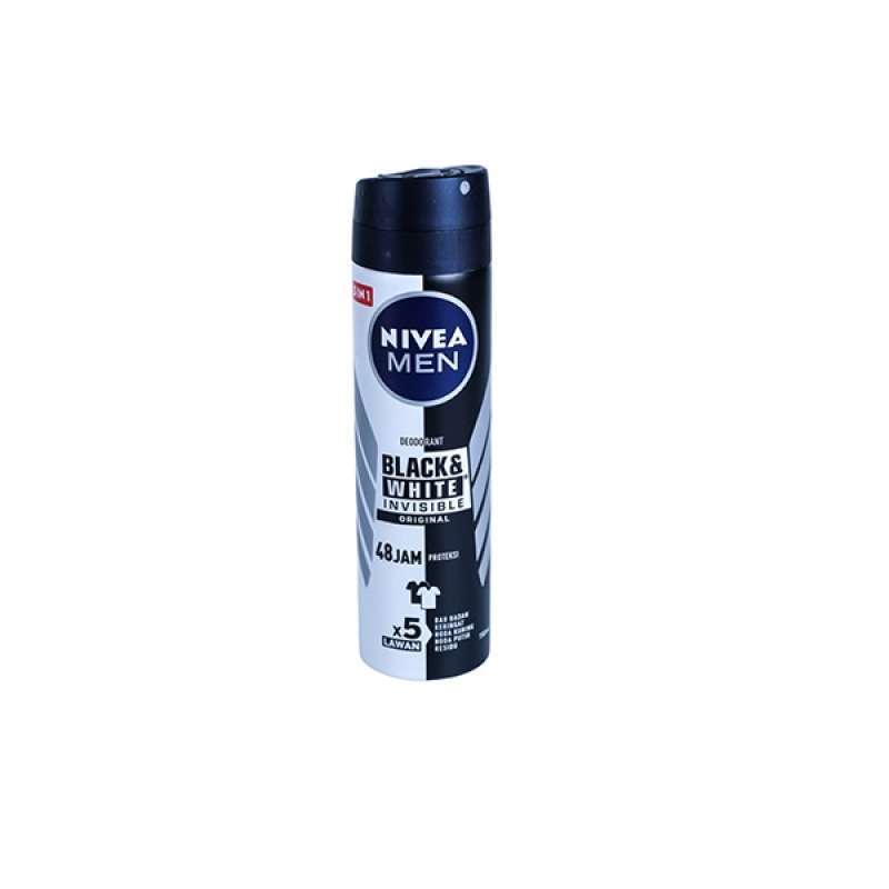 NIVEA Deo Spray Invisible Black & White - 150 Ml, Unsichtbarer Schutz, Für Empfindliche Haut