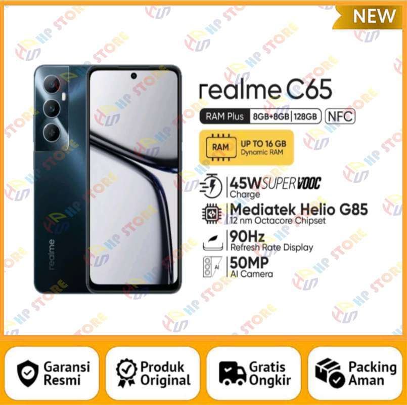 Jual Realme C65 8 256 Gb 8 128 Gb Garansi Resmi Di Seller Hp Store Hp Store Online Kota Jakarta Timur Blibli