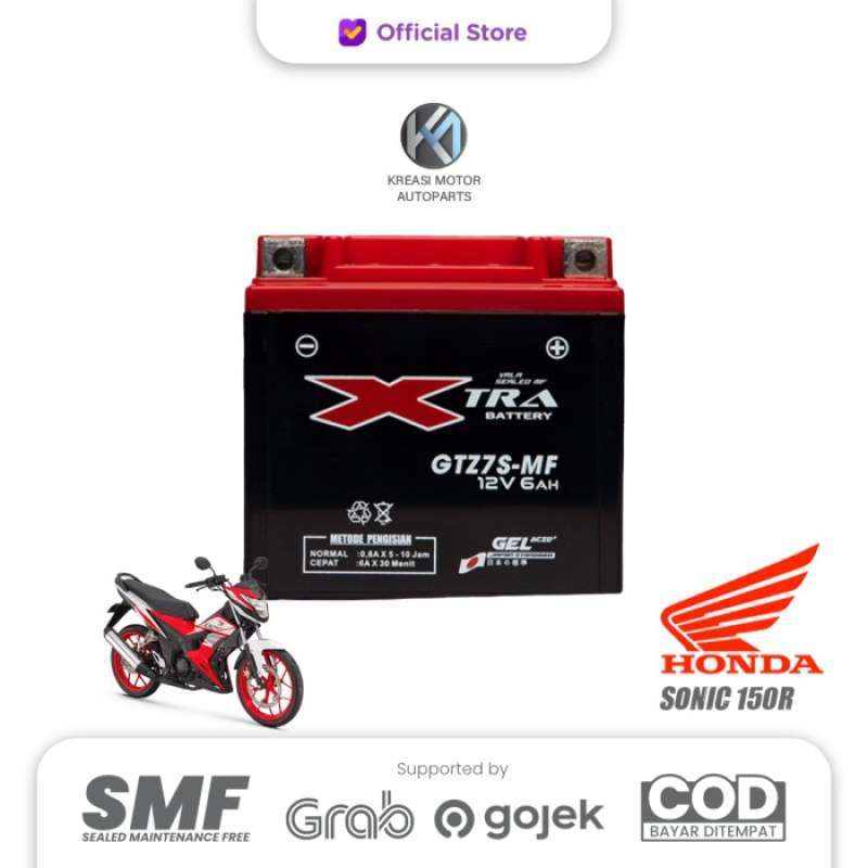 Promo Aki Motor Gtz7s Xtra Accu Kering Mf Diskon 18% Di Seller Toplets
