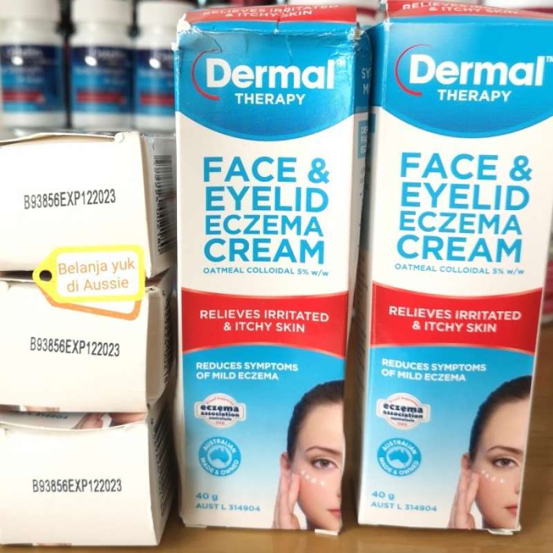Promo Dermal Therapy Face & Eyelid Eczema Cream 40gr Original