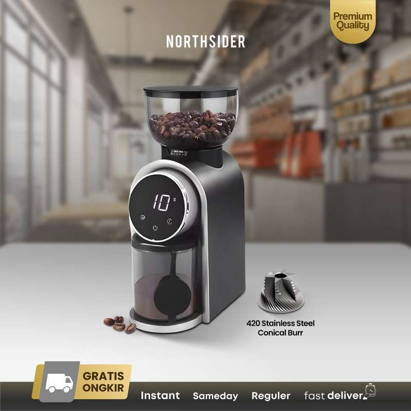 Conical Burr Steel Coffee Grinder OXO Brew Stainless Steel Conical