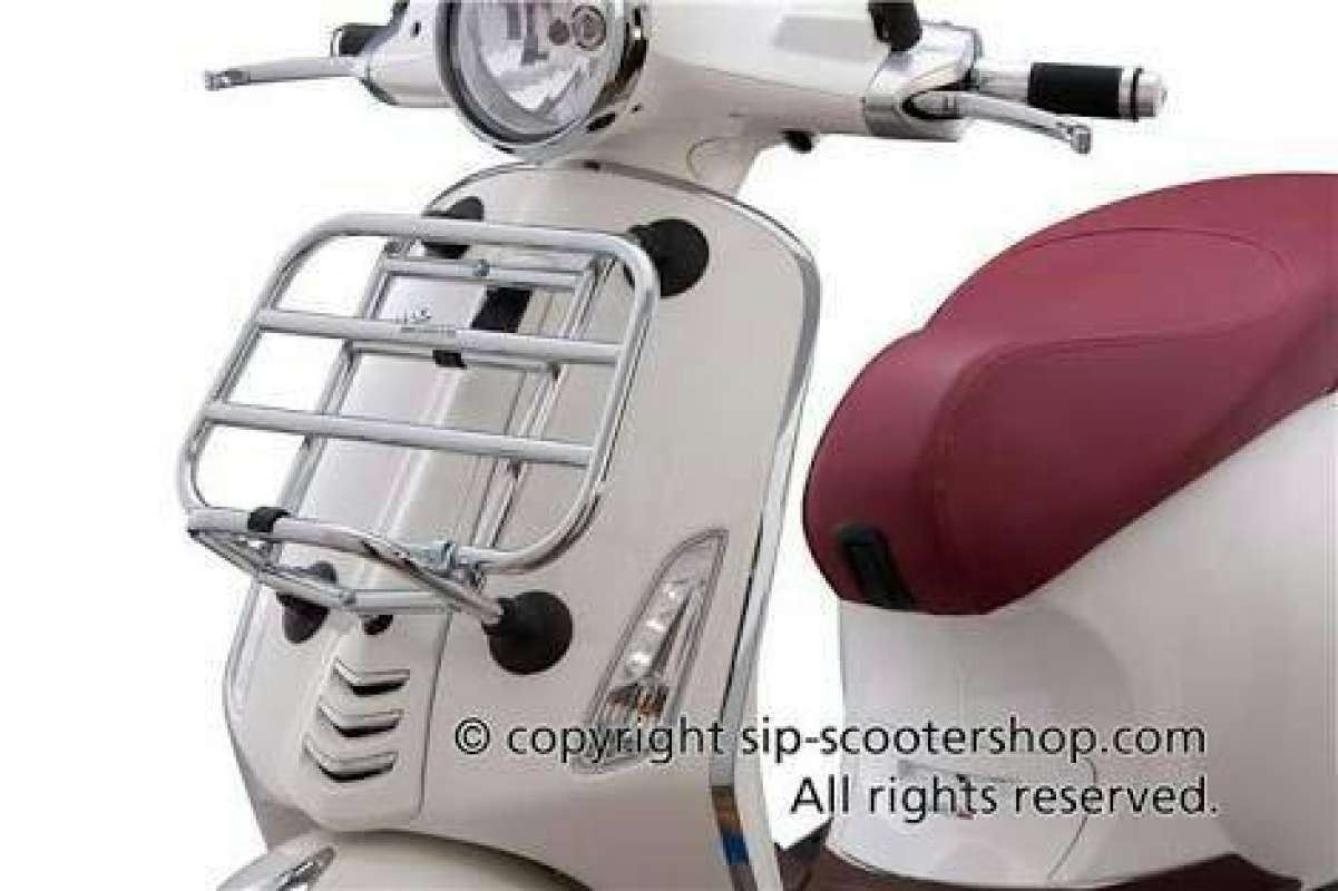 Promo Front Rack Original Vespa Primavera/sprint (chrome) Diskon 23% Di ...