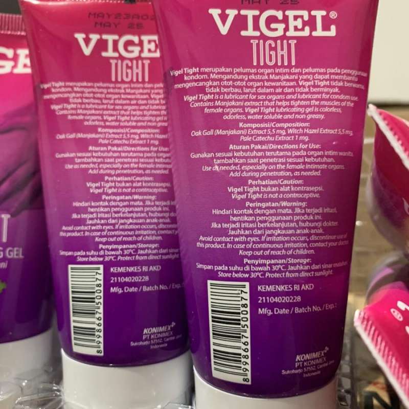 Jual Vigel Tight Lubricating Gel Kemasan 1 Pack Isi 6 Tube Di Seller ...