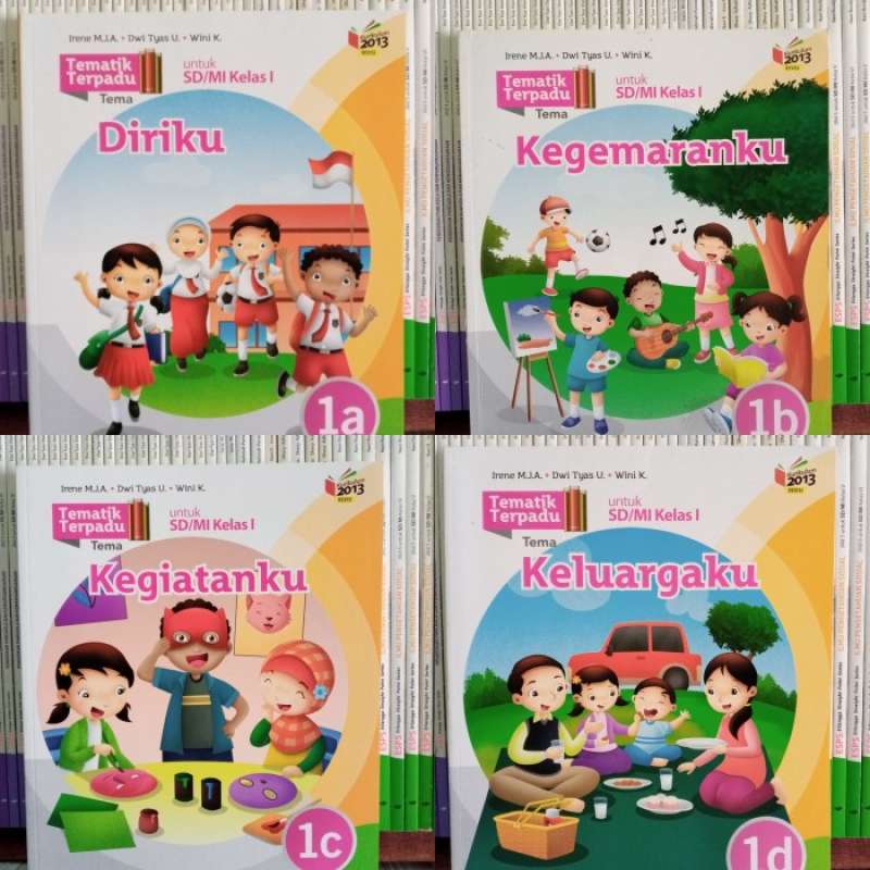 Promo Buku Tematik Terpadu Paket Semester 1 Untuk Sd/mi Kelas I K13 ...