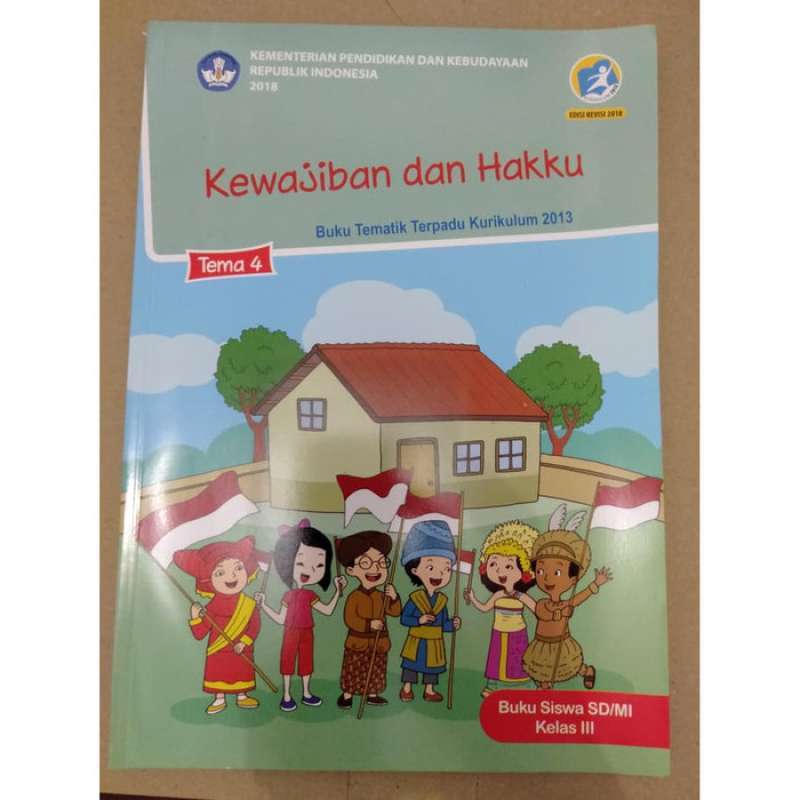 Promo Paket Buku Tematik Kemendikbud Kelas 3 Semester 1 Tema 1,2,3&4 ...