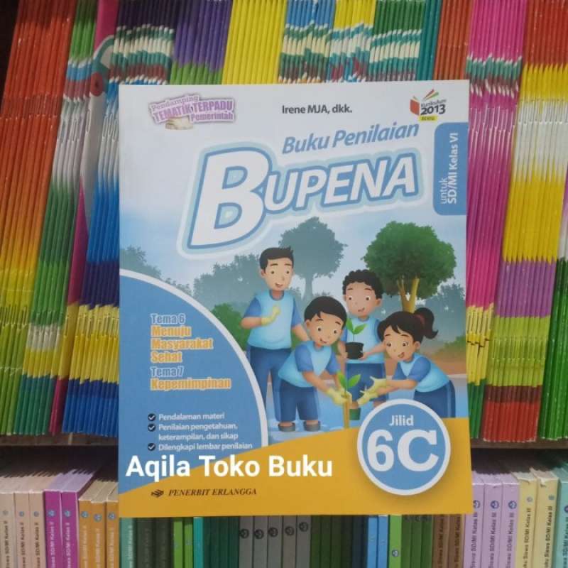 Promo Buku Bupena 6c Kelas 6 Sd K13 Erlangga Diskon 28% Di Seller Huka ...