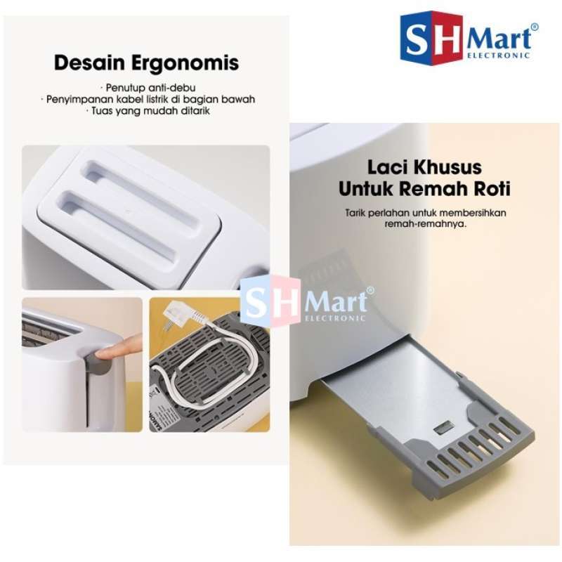 Jual Samono Toaster Sw-tw750 Pemanggang Roti Listrik Swtw750 (medan) Di ...