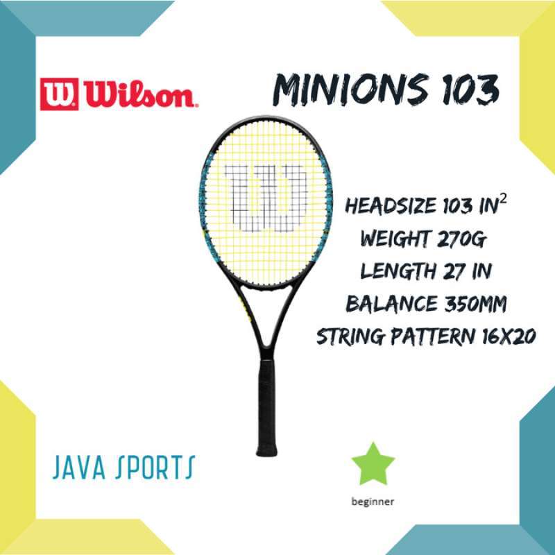RAQUETTE WILSON MINIONS 3.0 103 (270 GR) - Raquettes de tennis - Tennis