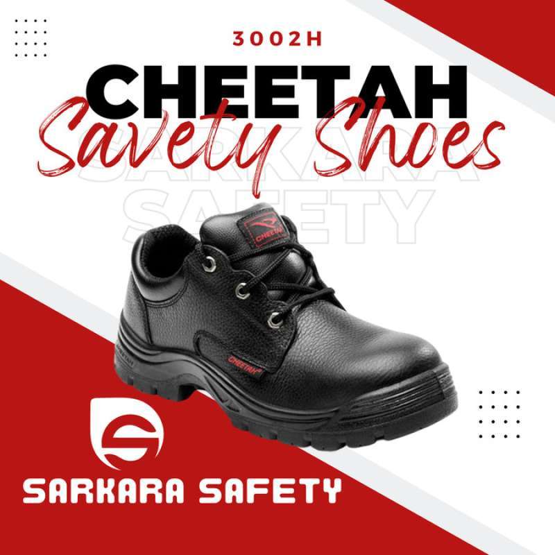 Promo Sepatu Safety Cheetah Safety Shoes 7288c 3002h 7012h Diskon 50%