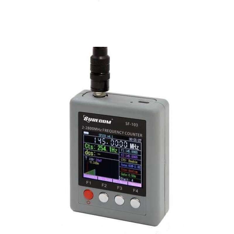 Mcbazel Surecom SF-103 Handheld 2mHz -2.8GHz Walkie Talkie 2-Way Radio Frequency Counter - Mundo RC Tienda de Drones