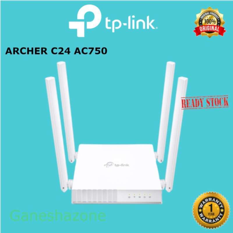 Promo Wireless Router Archer C24 Ac750 Dual-band Wi-fi Router Diskon 23 ...