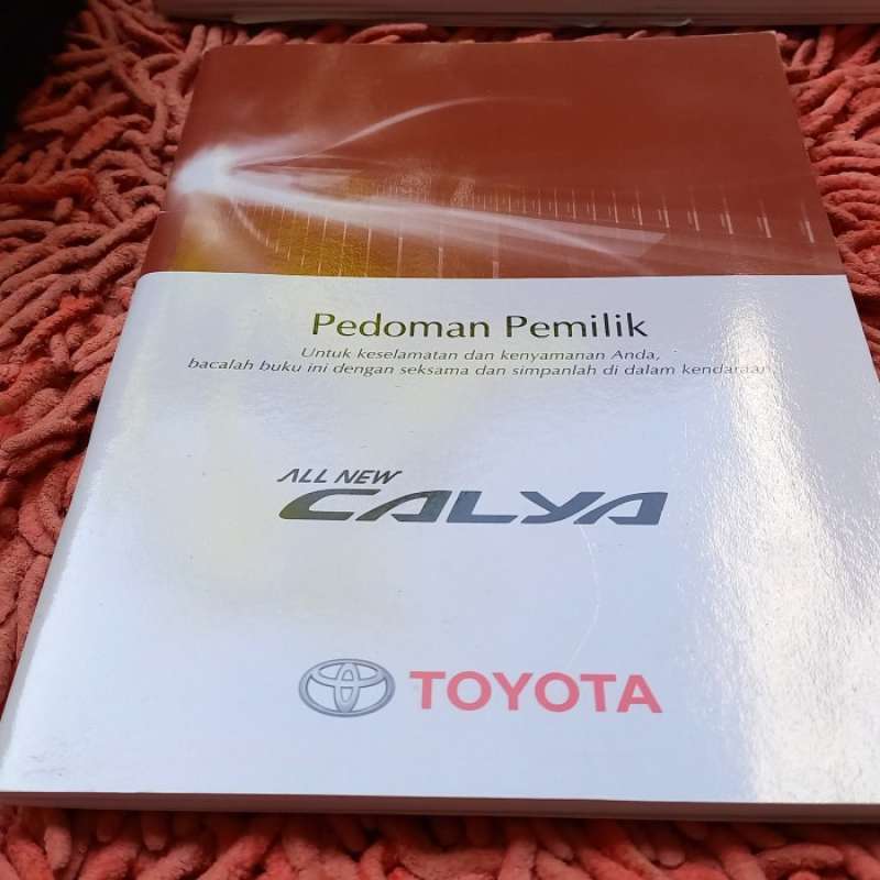 Jual Buku Manual Toyota Calya Buku Service Tas Dealer Cd Panduan Oem