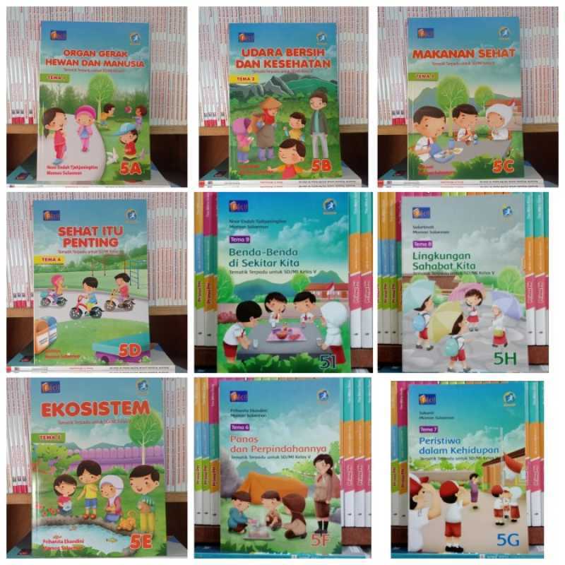 Jual Buku Sd Tematik 5a 5b 5c 5d 5e 5f 5g 5h 5i Kelas 5 Sd/mi Facil ...