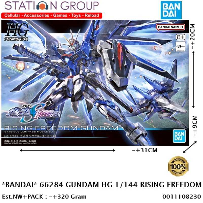 Jual Bandai 66284 Gundam Hg 1 144 Rising Freedom gunpla Model Kit Di