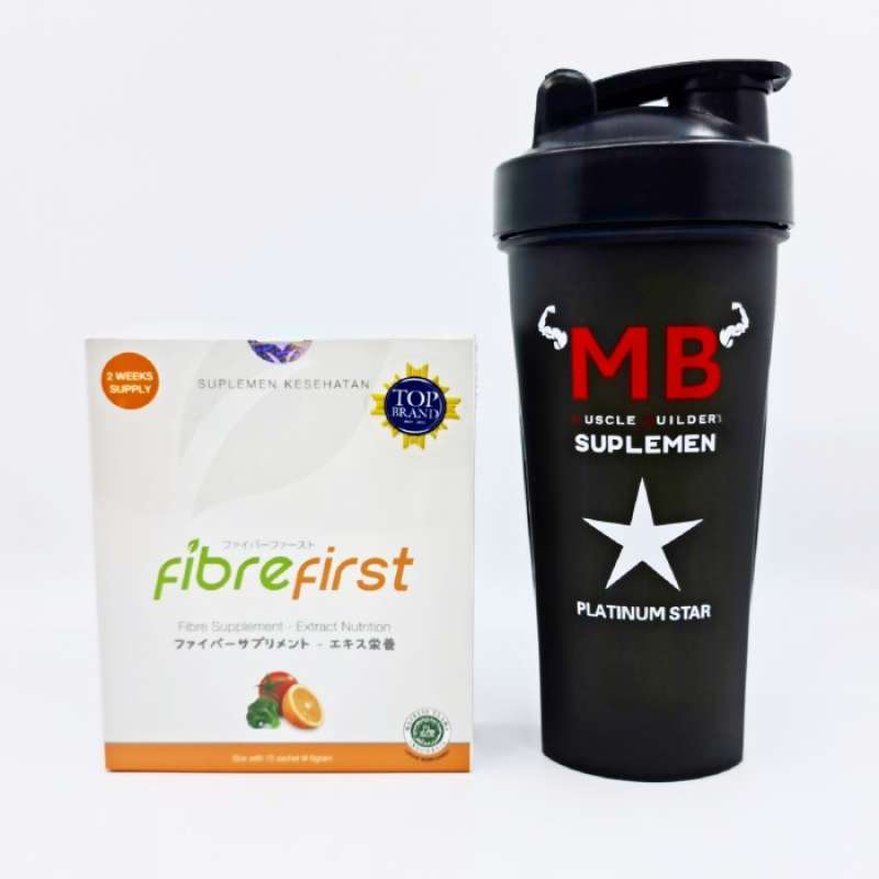 Promo Fibrefirst 15 Saset 1 Box Kotak Fiber Fibre First Serat Sachets ...