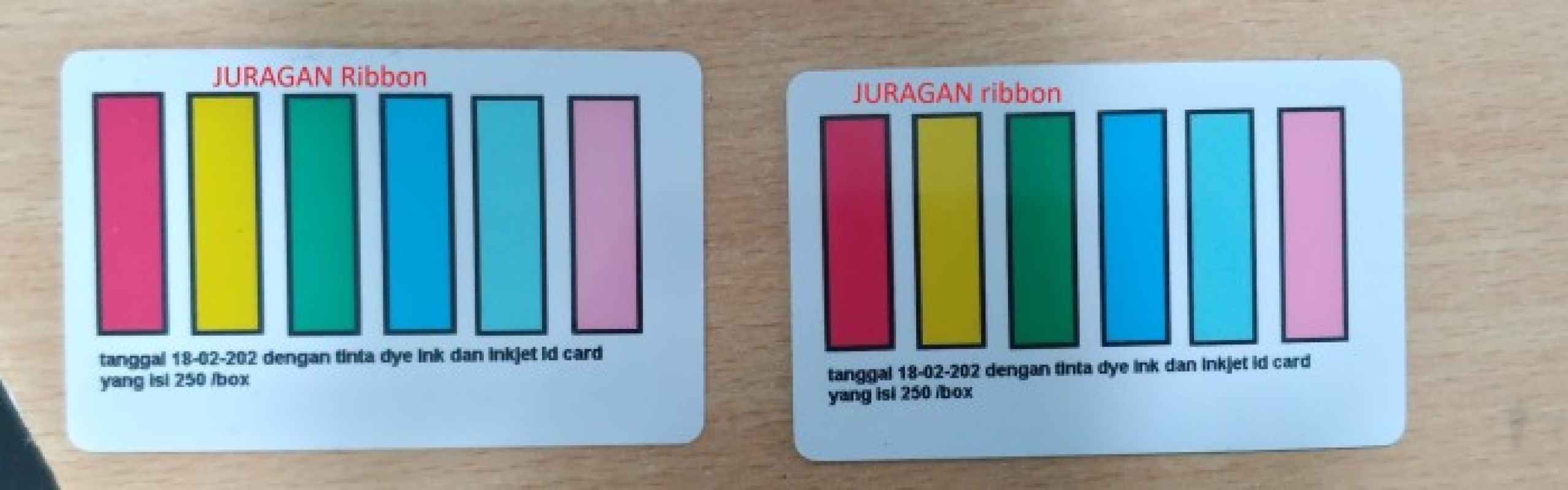 Promo Inkjet Id Card Harga Per Box ( Satu Kotak Isi 230 Pcs ) High ...