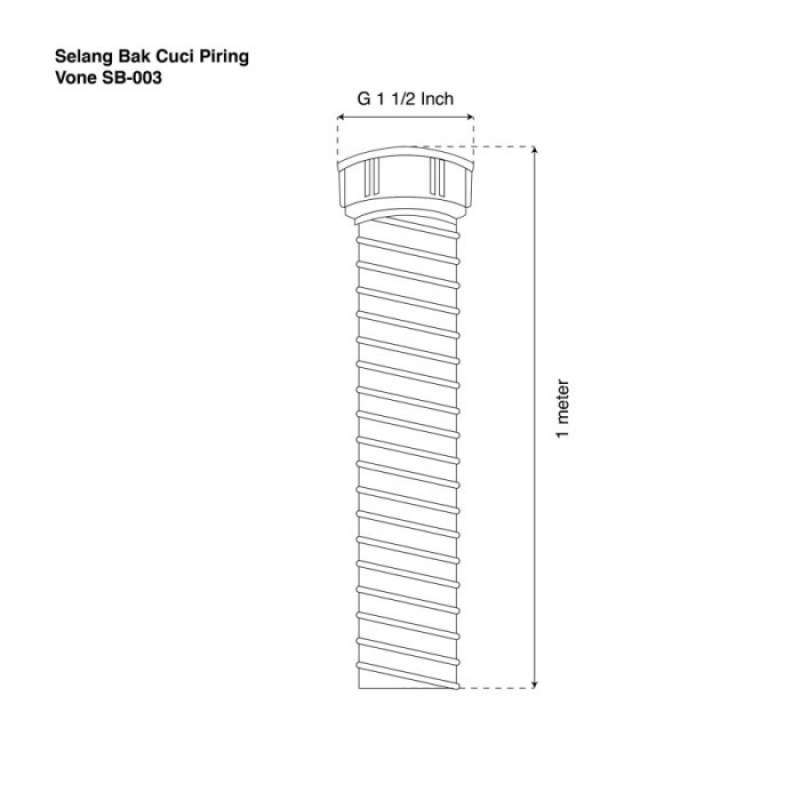 Promo Vone V5040 Bak Cuci Piring Wastafel Dapur 1 Lubang Kitchen Sink ...