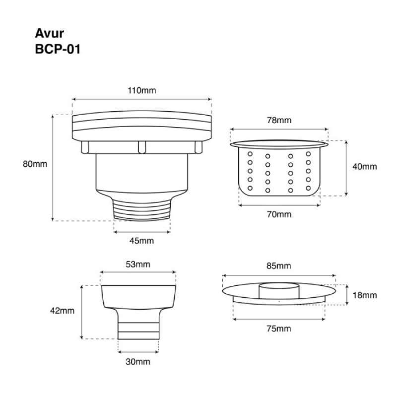 Promo Vone V5040 Bak Cuci Piring Wastafel Dapur 1 Lubang Kitchen Sink ...